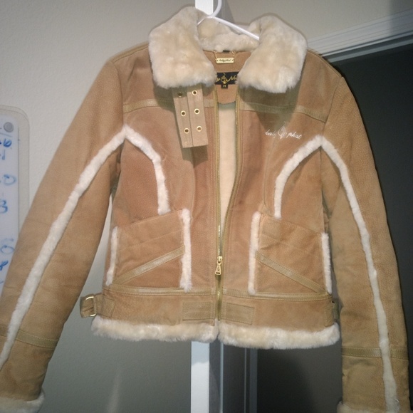 baby phat suede coat